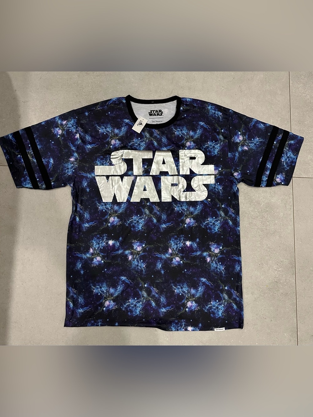 Star Wars Nebula Graphic Tee - Blue & Black